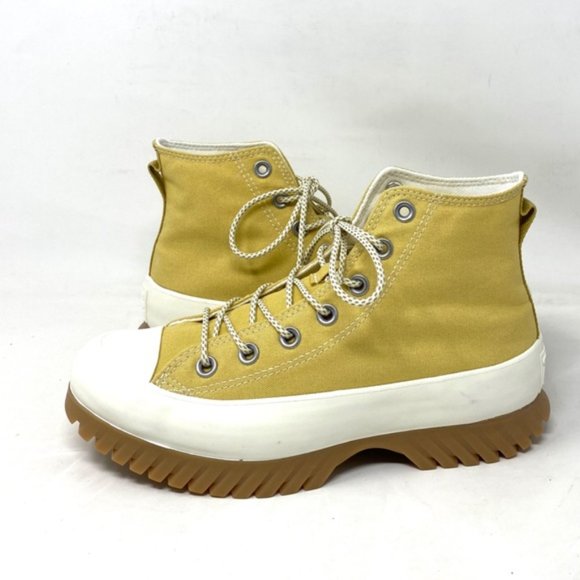 Converse Lugged 2.0 Utility Women's Sneakers High Trailhead Gold Canvas A03500C - Picture 5 of 9